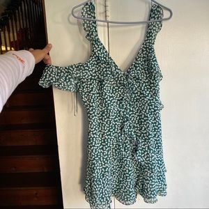 Green Floral Dress from Princess Polly